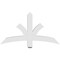 Ekena Millwork Davenport Architectural Grade PVC Gable Bracket, 48"W x 26"H x 4"D x 4"F, 13/12 Pitch GBP048X26X0404DAV00 - alternate 5